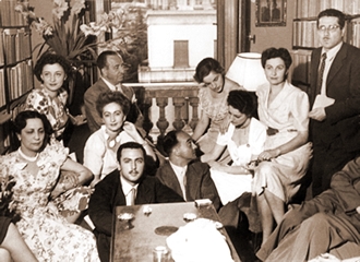 Maria Bellonci, Marcella Contini, Aldo Palazzeschi, Alba De Cespedes, Giuseppe Gironda, Libero Bigiaretti, Anna Proclemer, Paola Masino, Rosetta ed Ennio Flaiano
